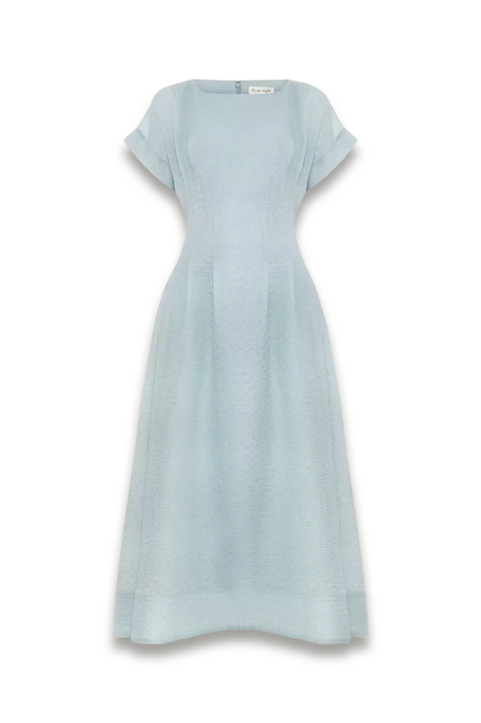 Laya Textured Midi Dress