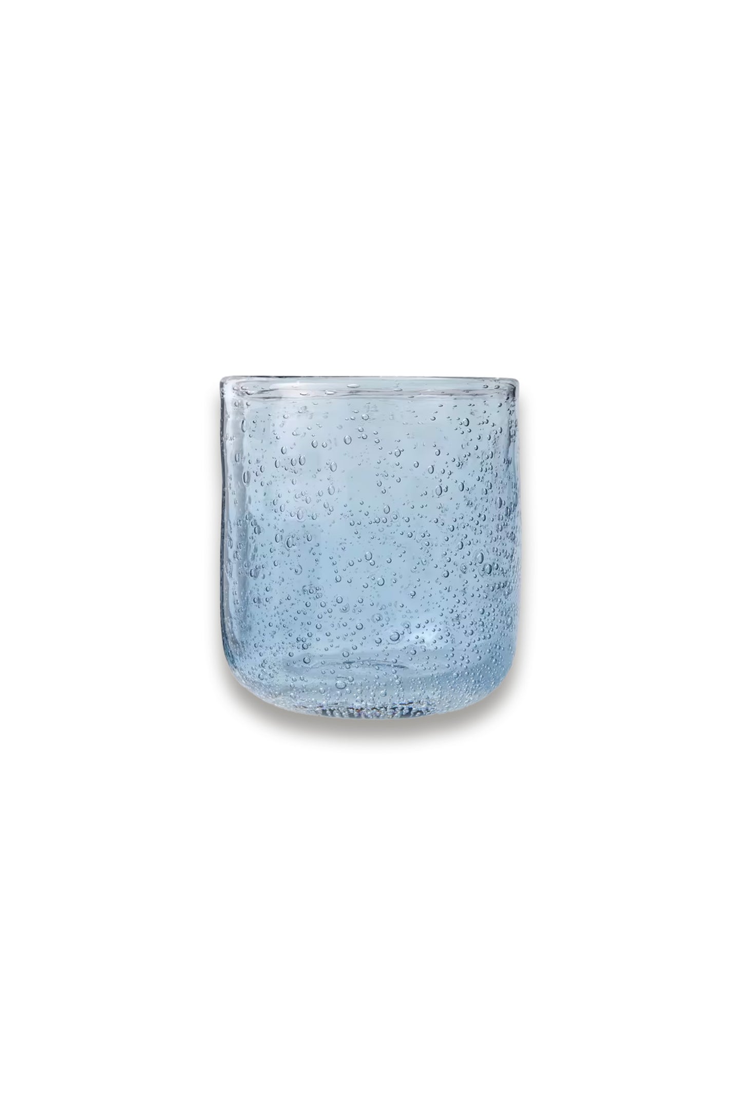 Bubble Glass Tumbler, 340ml, Blue