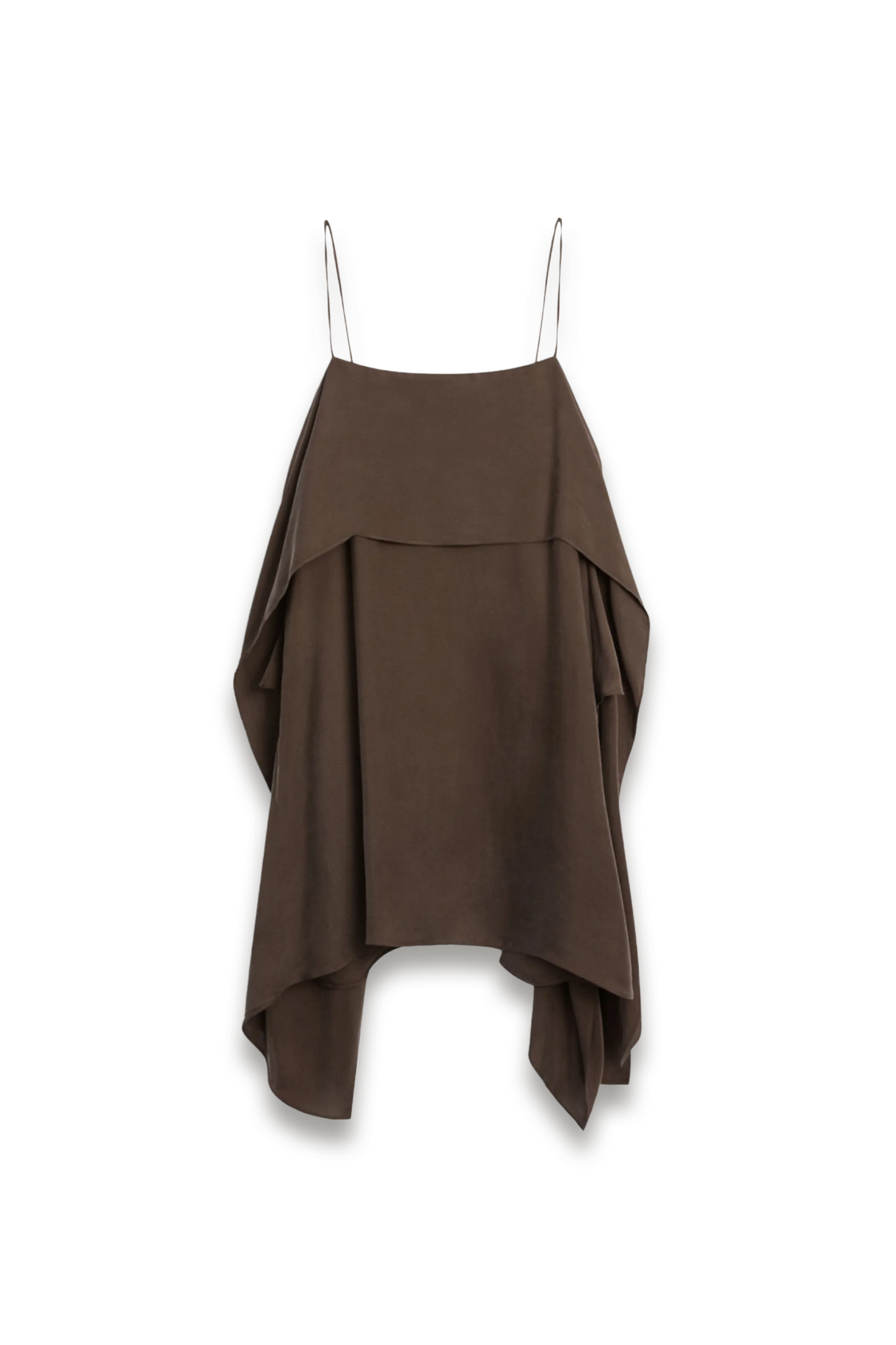 Strappy Mini Dress with Ruffle Detail