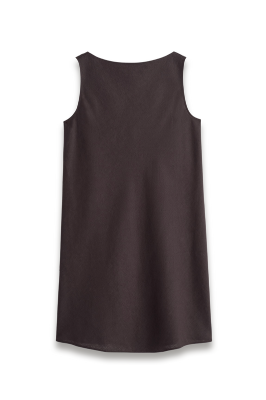 Tailored Linen Mini Dress
