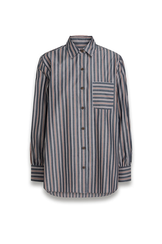 Max striped cotton shirt