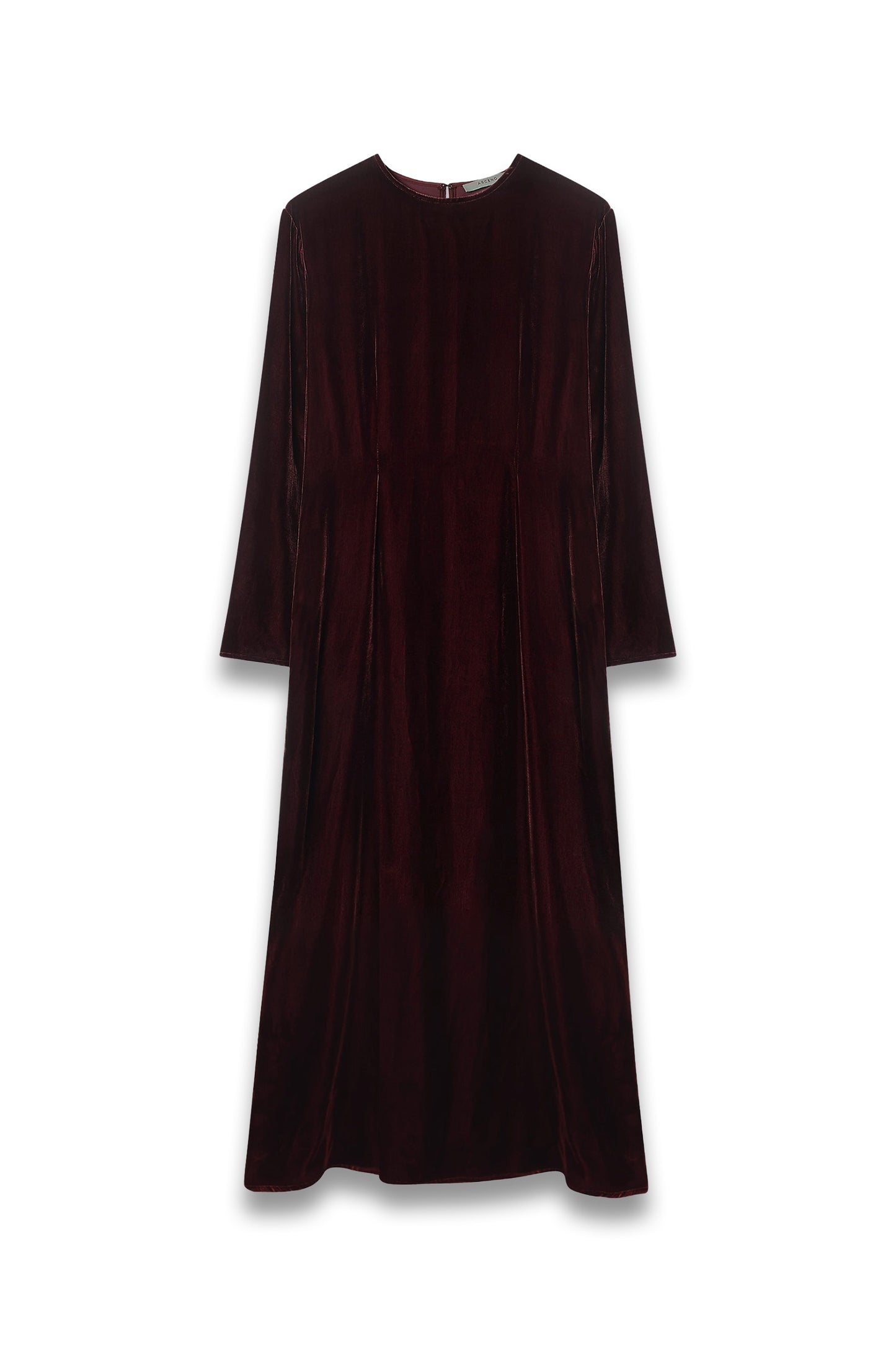 Jody Dress Maroon Viscose Velvet
