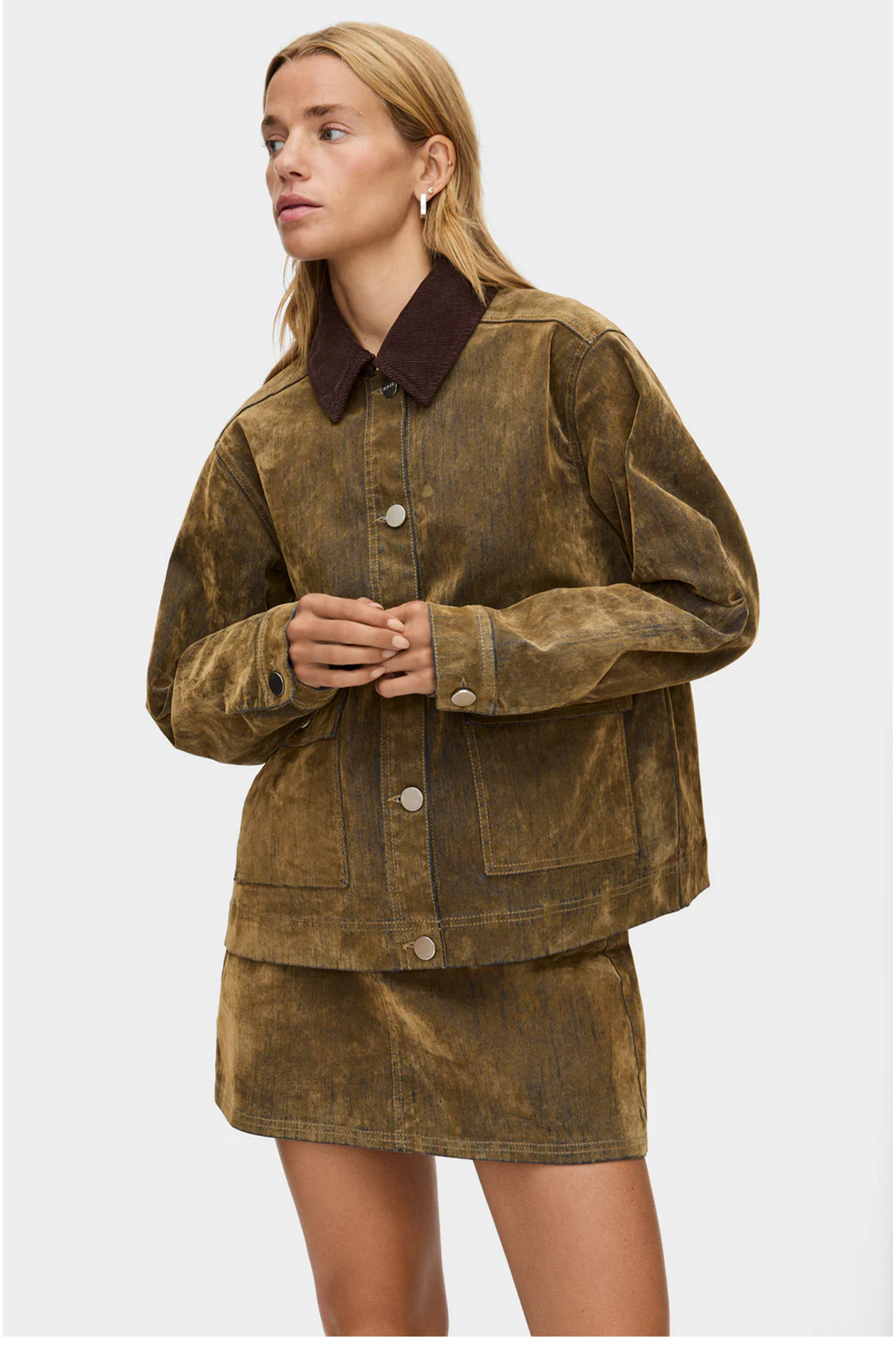 Bark Denim Flock Jacket