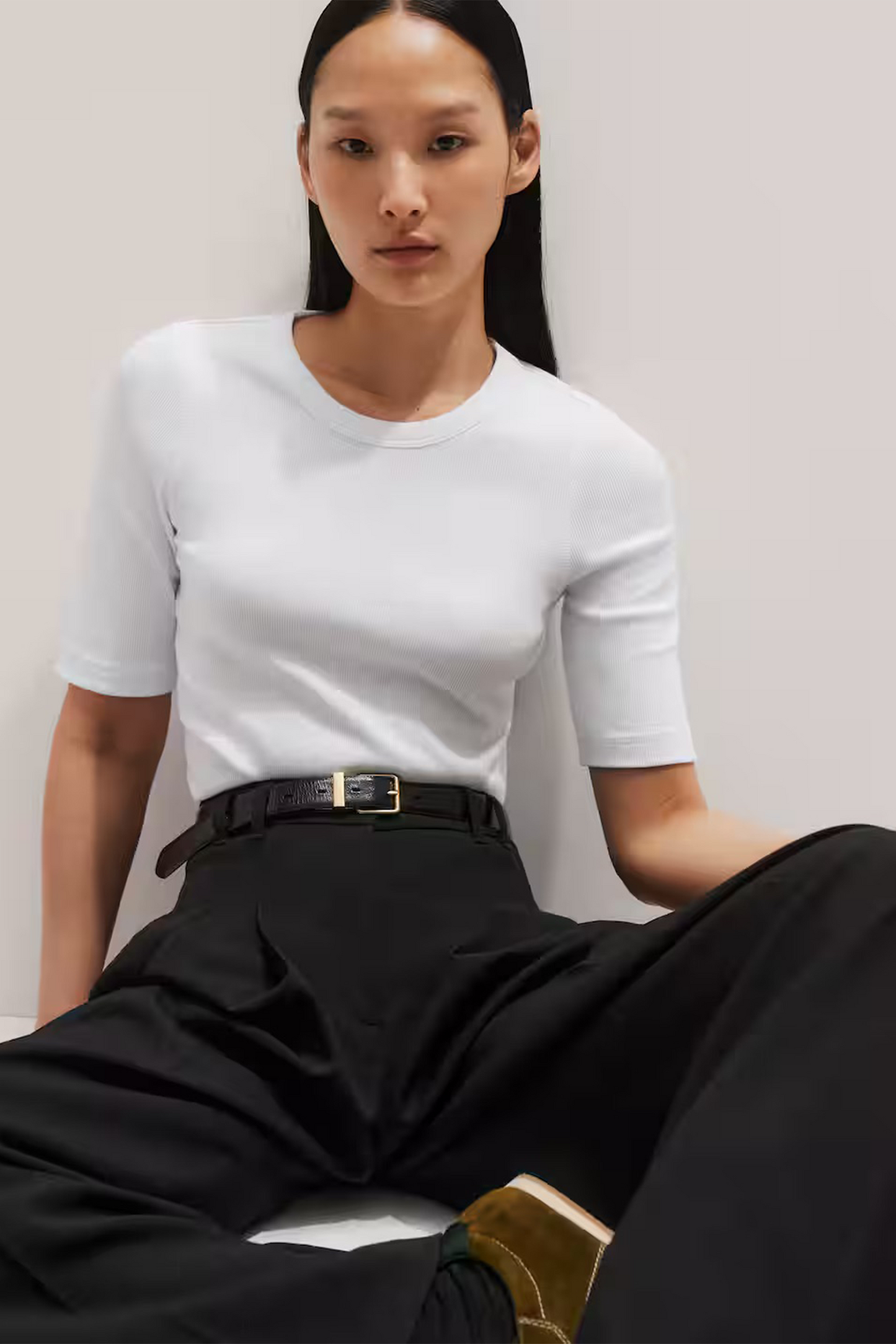 Ultimate Cotton Rib Layering Tee