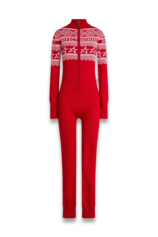 Holiday Fair Isle Merino Wool Jumpsuit