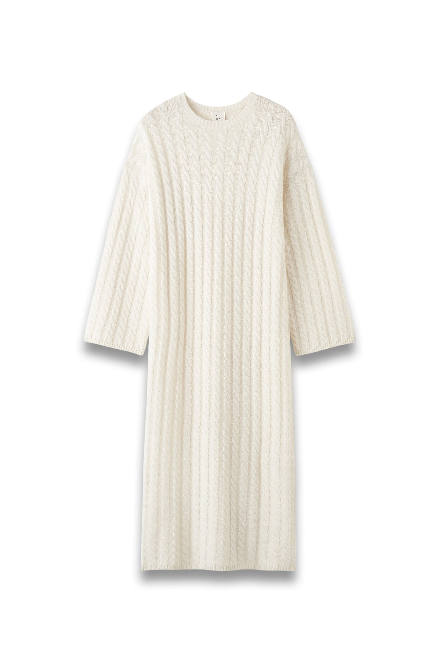 Noma Cable-knit Dress in Cream