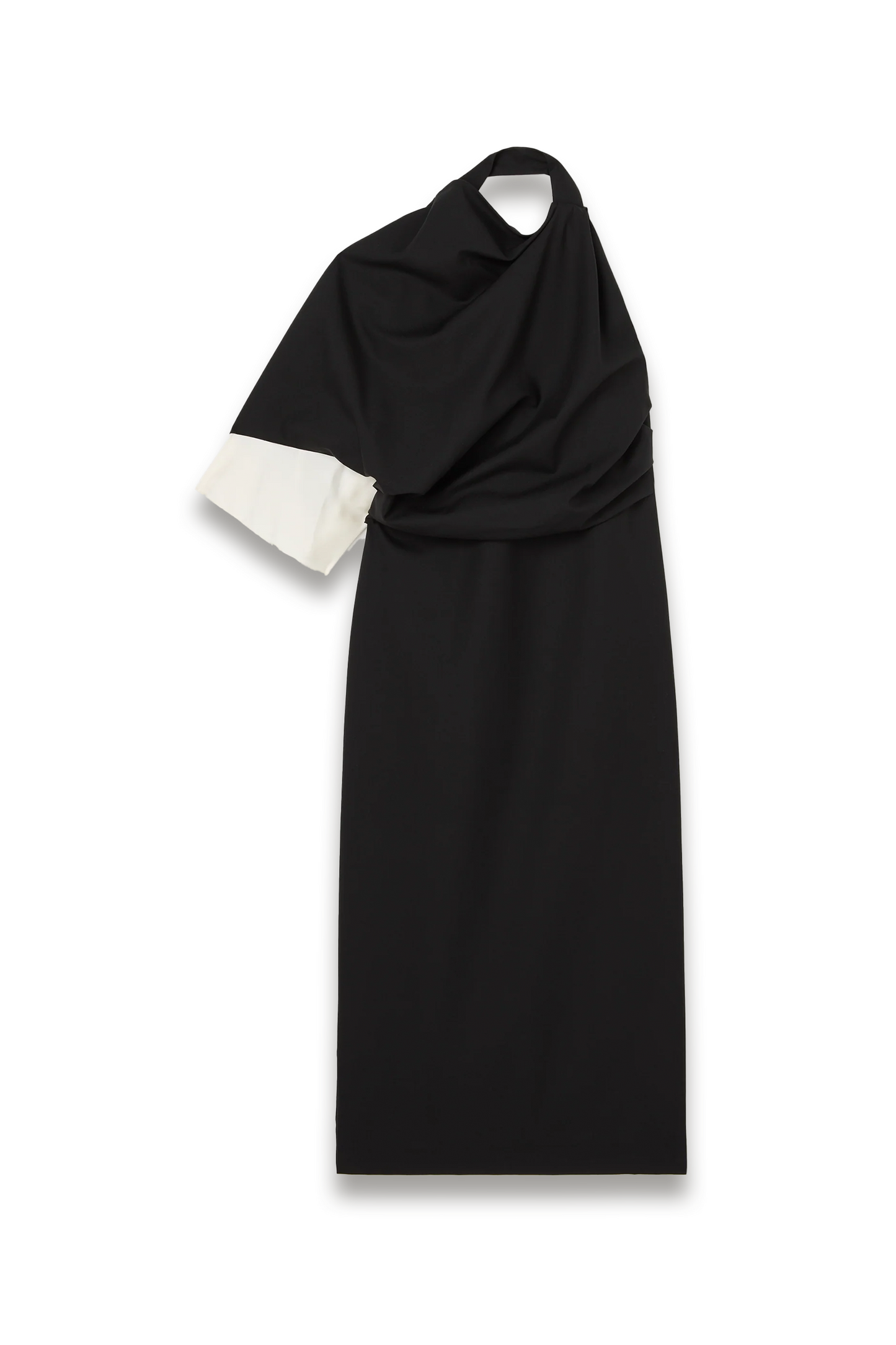 Draped Open-back Dress