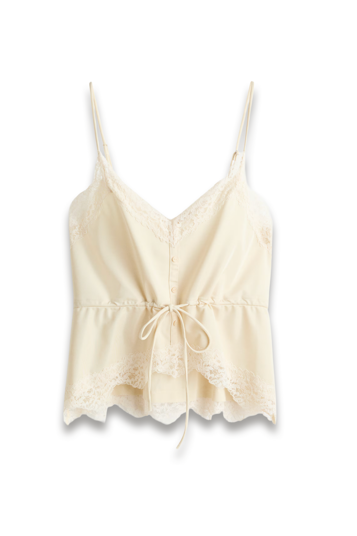 Drawstring-detail Strappy Top