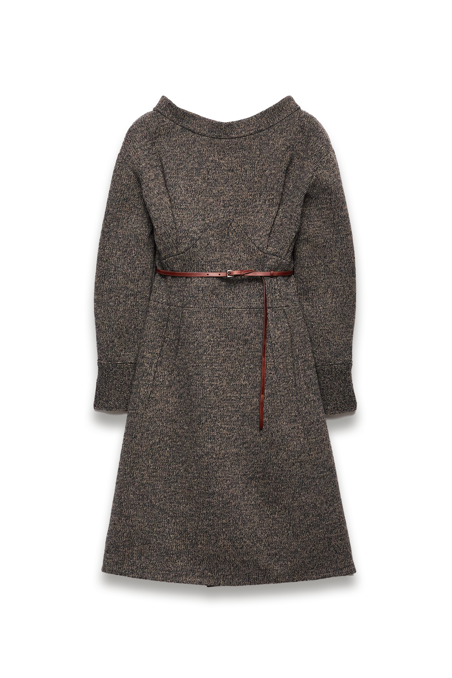 Mouliné Wool Dress