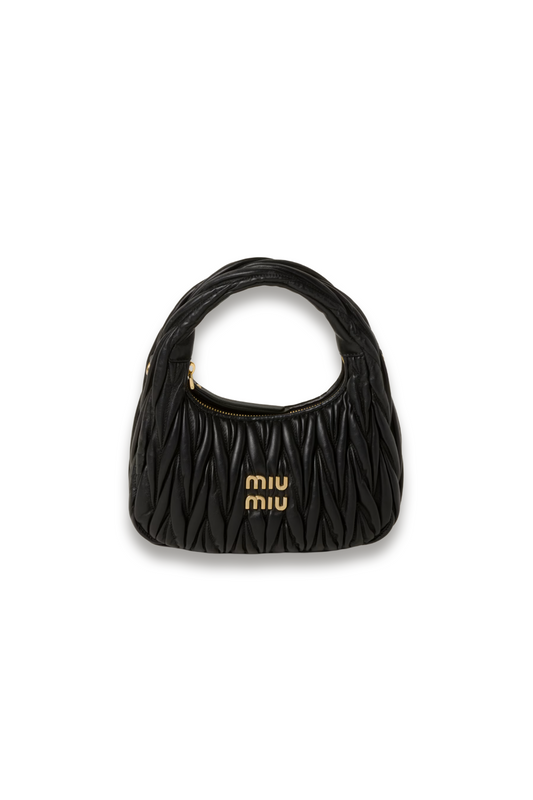 Wander Matelassé Nappa Leather Hobo Bag