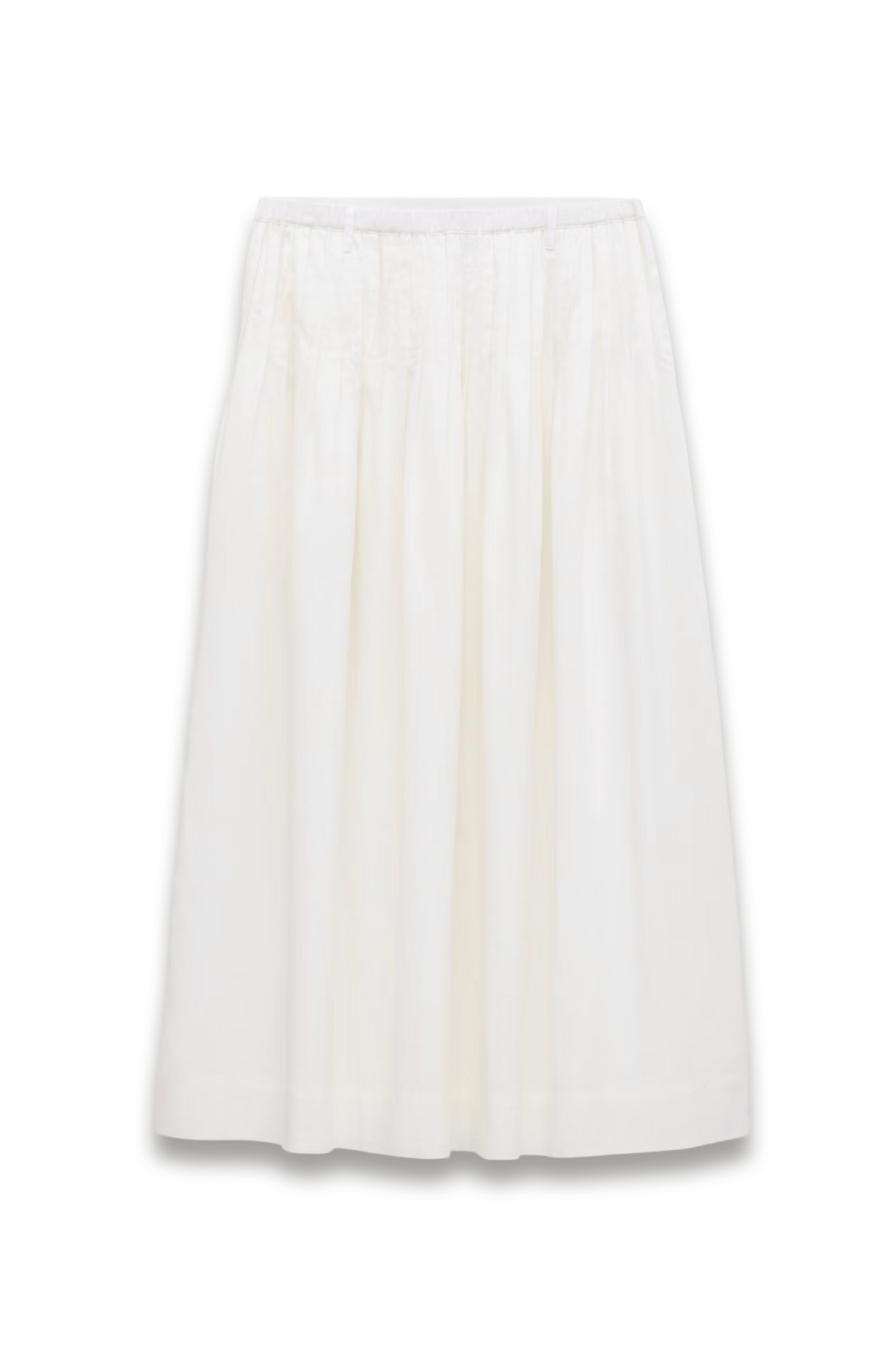 Maddie Pleated Cotton Voile Midi Skirt
