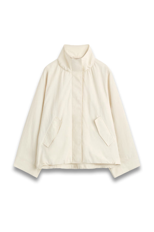 Nylon Funnel-neck Jacket
