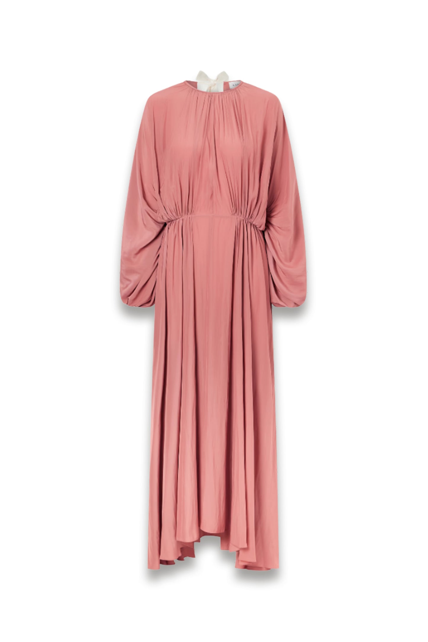 Open-back woven maxi dress