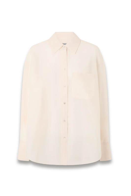 Big Joe Cotton and Silk-blend Voile Shirt