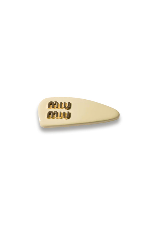Patent leather hair clip