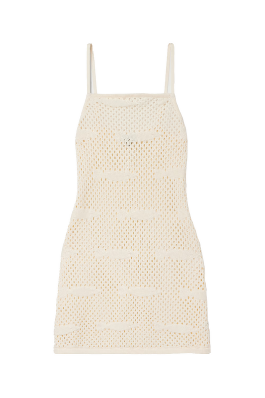 Rio Crocheted Cotton Mini Dress