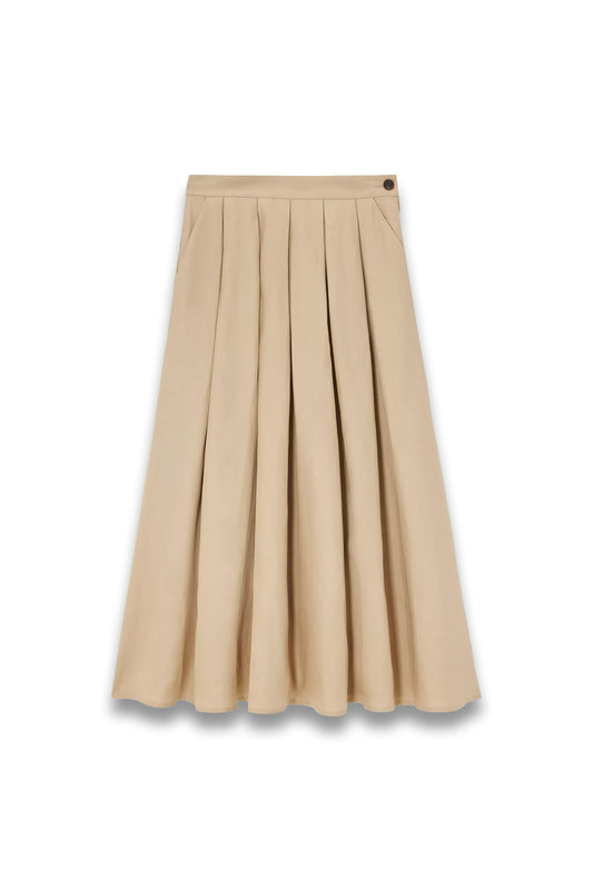 Full Pleat Skirt with TENCEL™ Lyocell