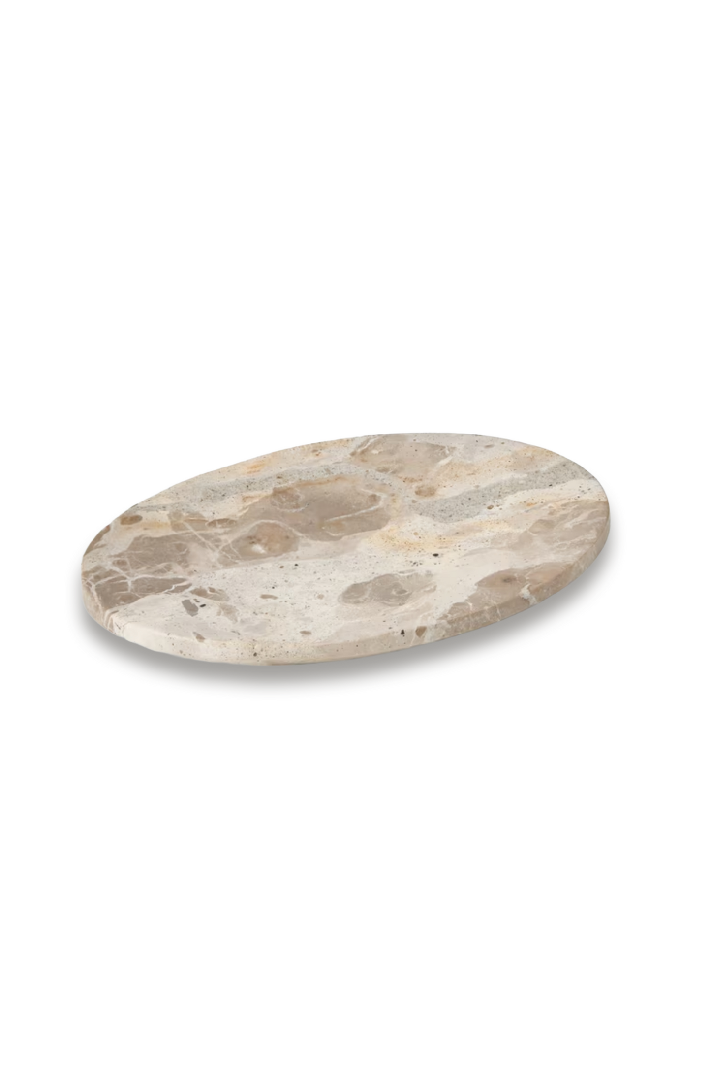 Marble Soap Dish, Fossil Beige