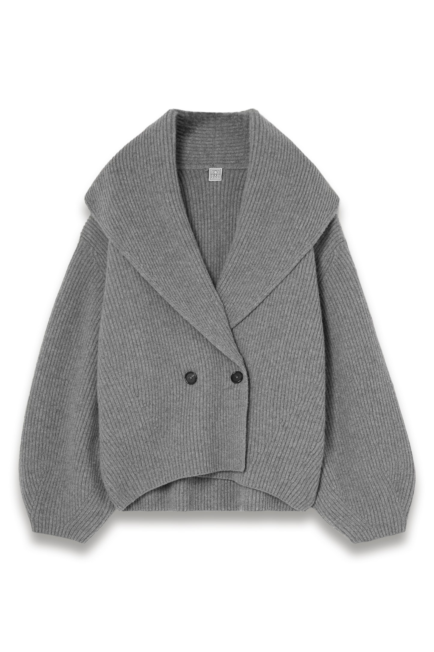 Oversized Ribbed-wool Cardigan