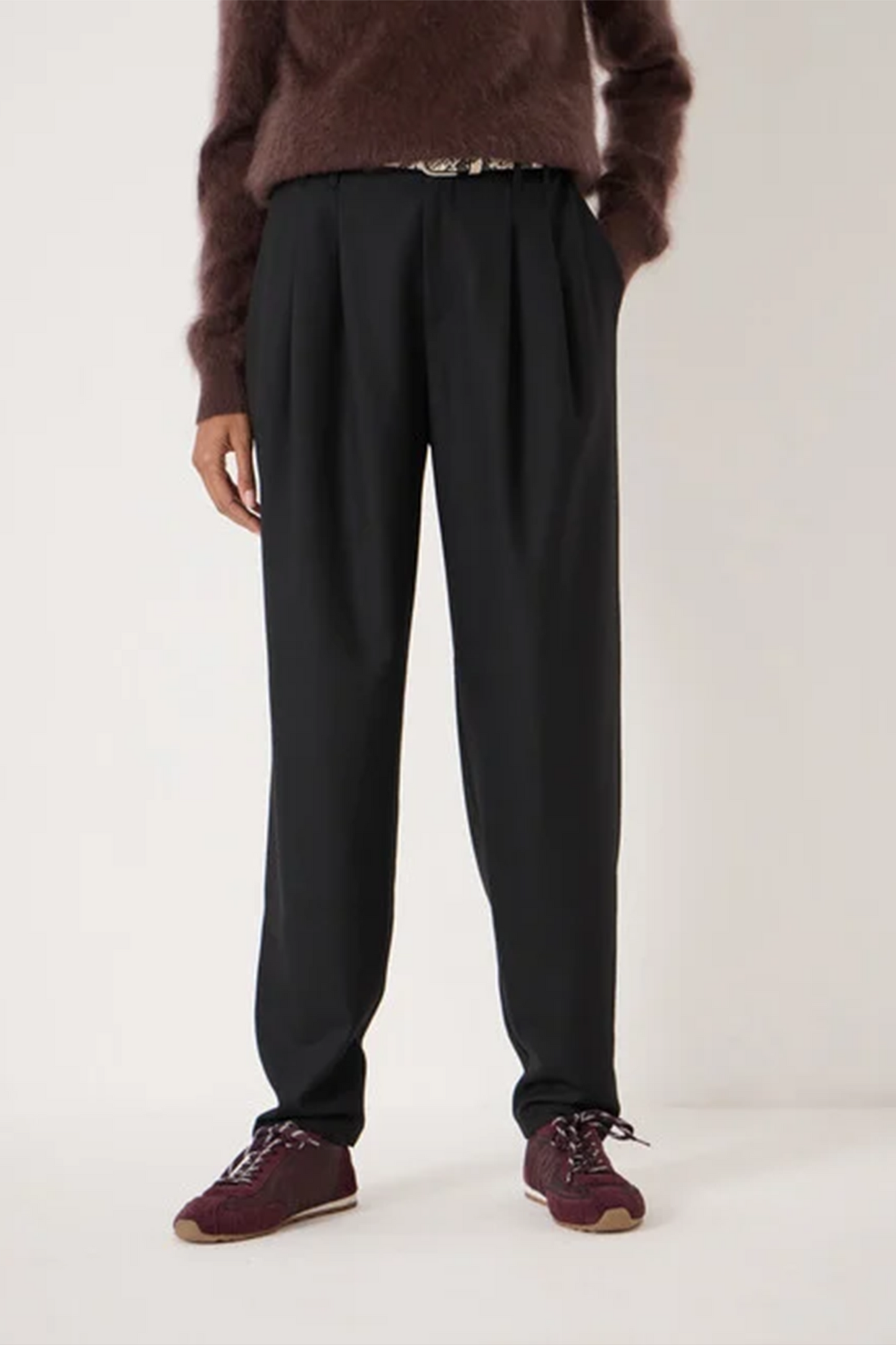 Noa Wool-blend Tapered-leg Trousers