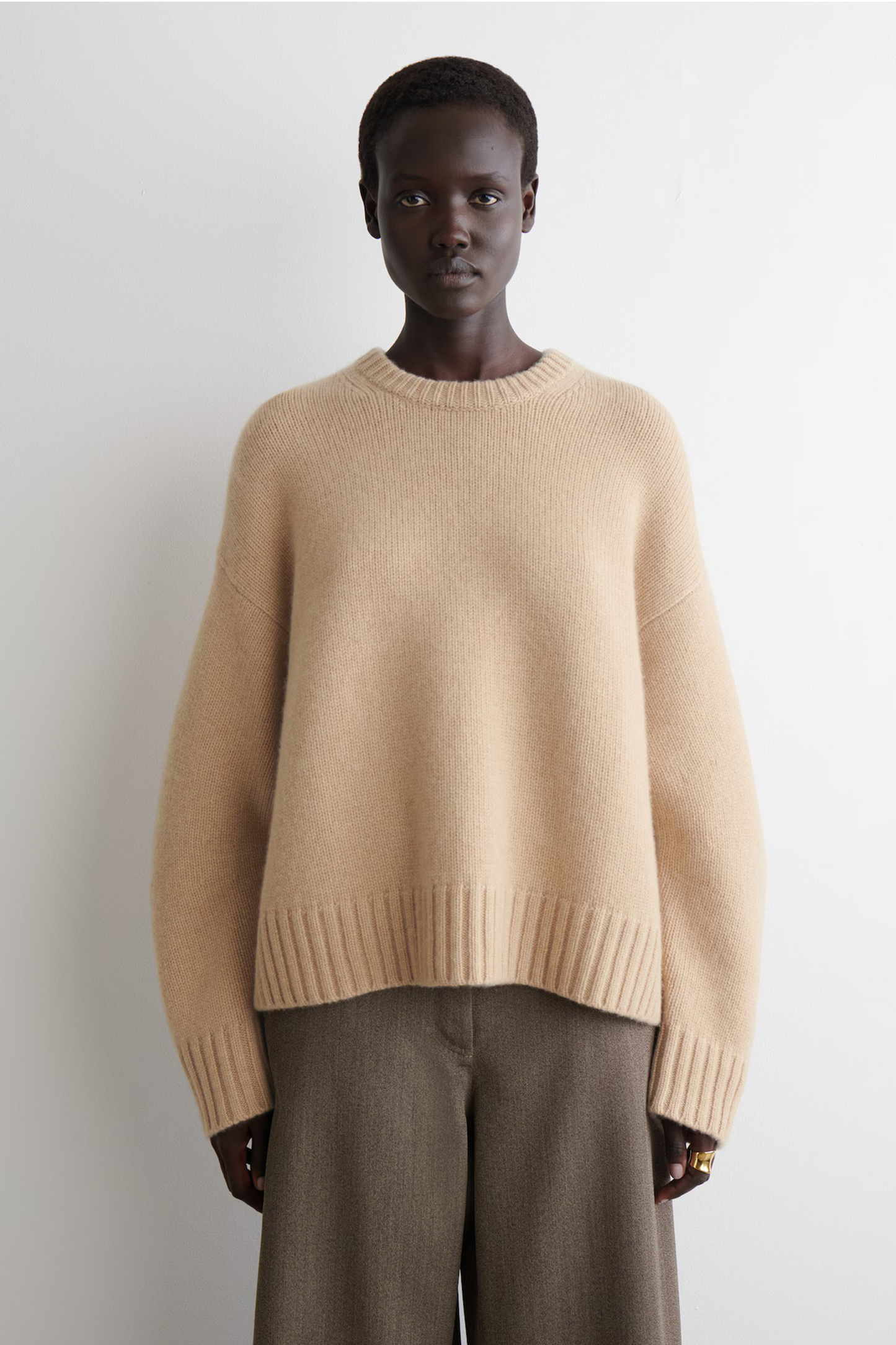 Chunky Cashmere Crew-neck Jumper