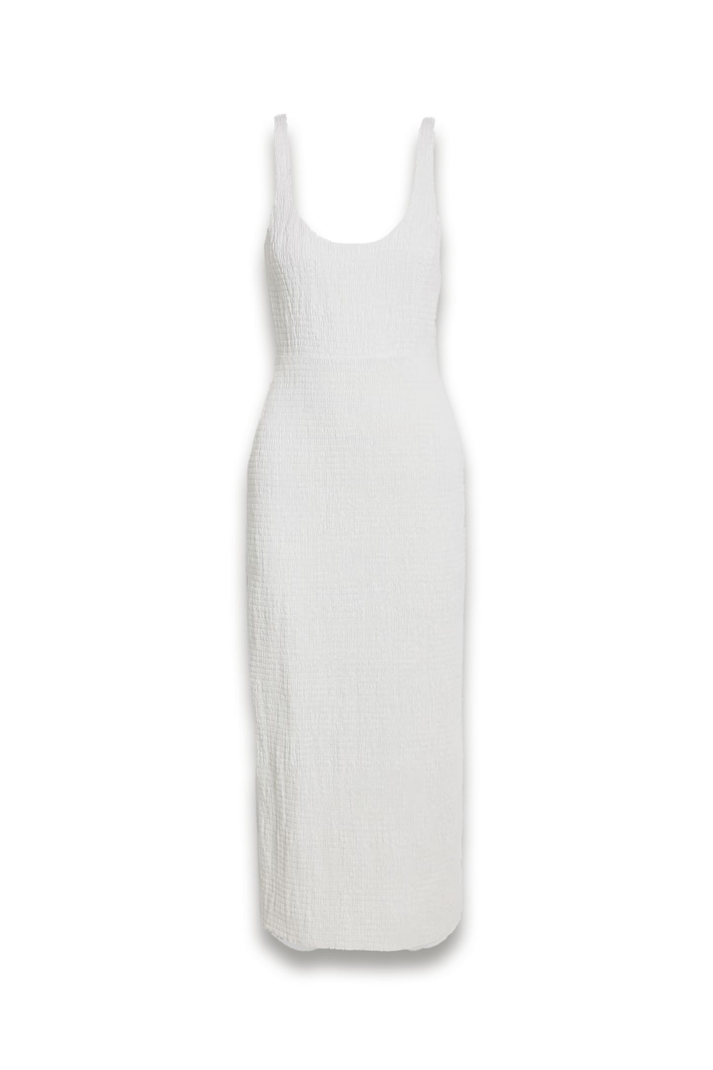 Girard Shirred Linen Midi Dress