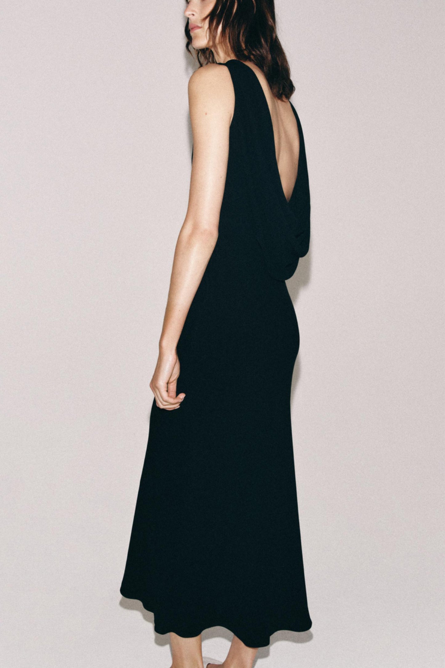 New ZW Collection Draped Midi Dress