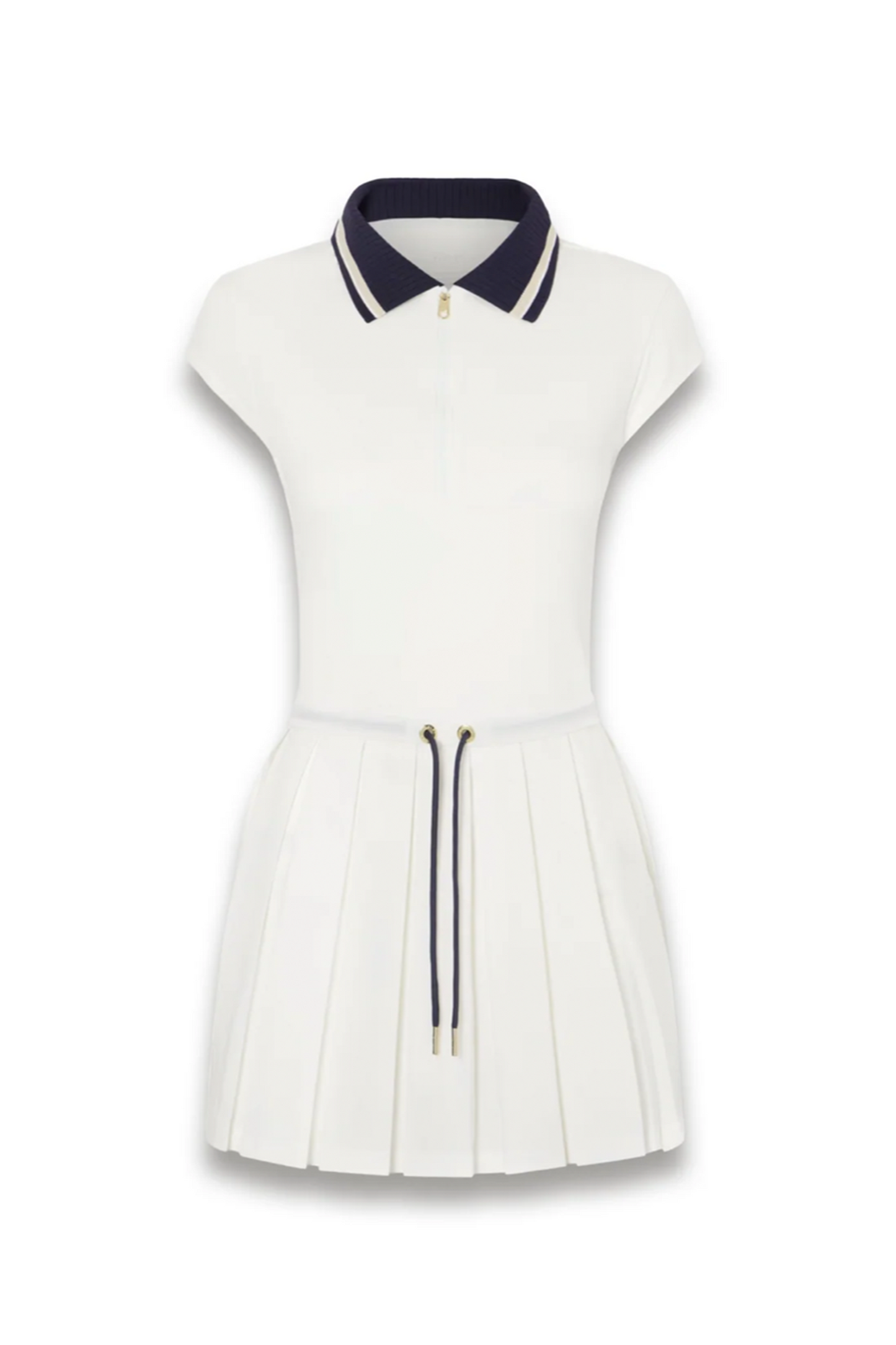 Nico Pleated Pointelle-jersey Dress