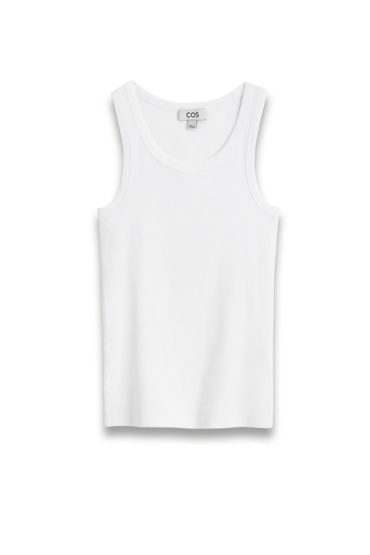 Ribbed Cotton Tank Top