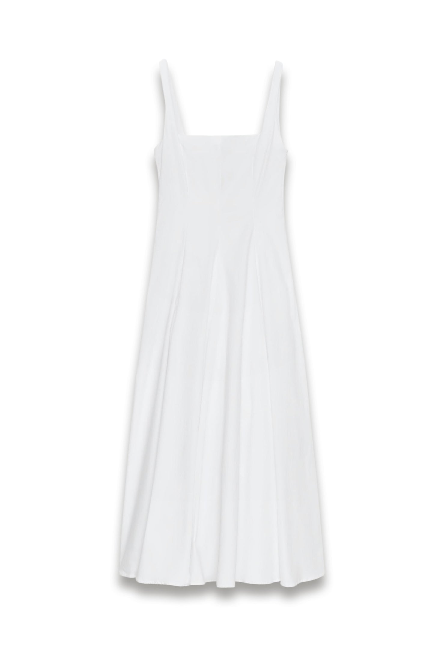 Poplin Godlet Midi Dress