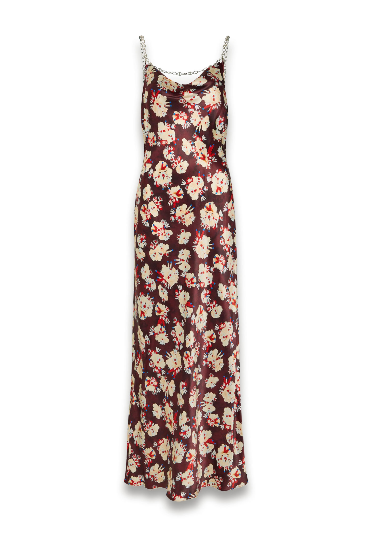 Floral-print Silk Maxi Dress
