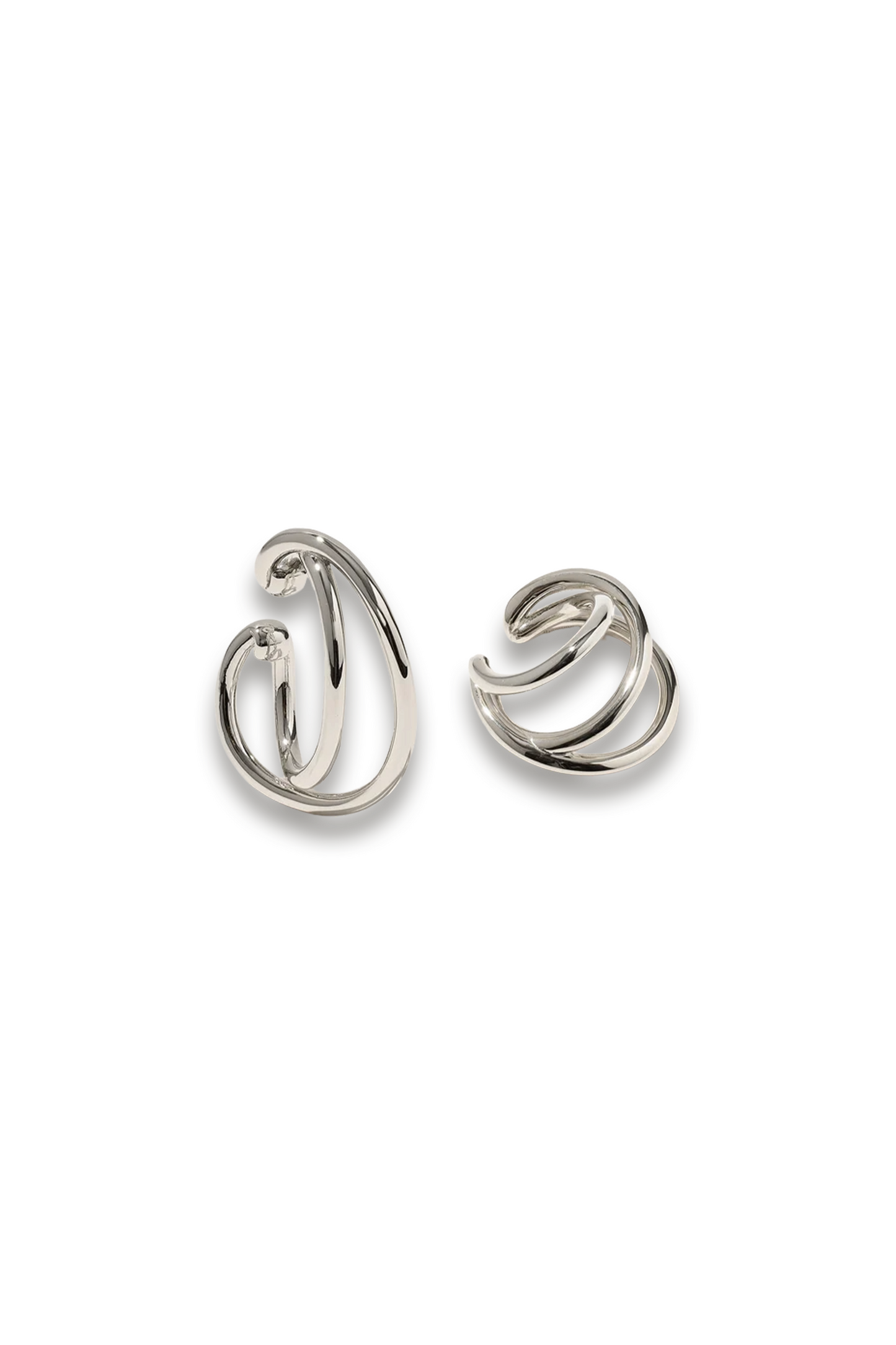Dual Curve and Spiralis Edit Ear Cuffs – Set of 2