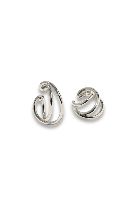 Dual Curve and Spiralis Edit Ear Cuffs – Set of 2