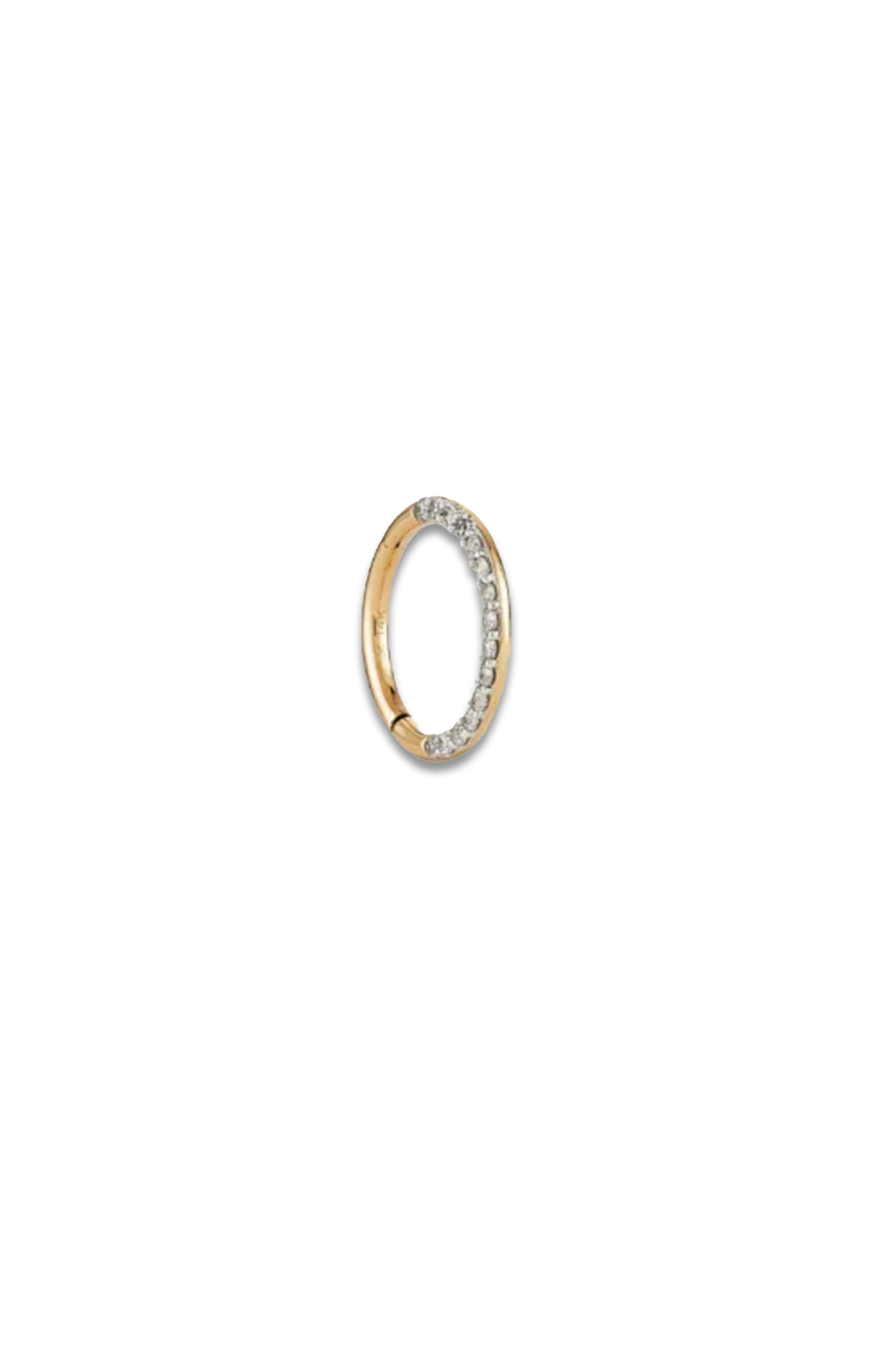 Cartilage Pavé Diamond Mini Hoop