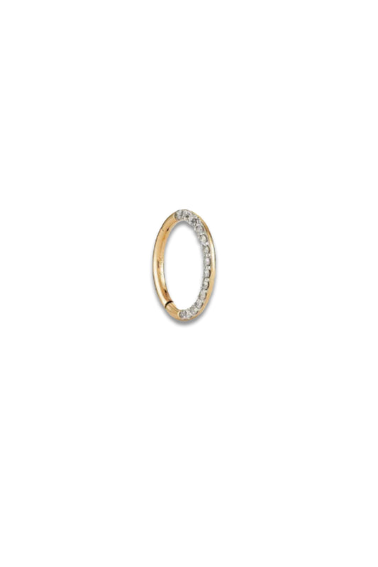 Cartilage Pavé Diamond Mini Hoop
