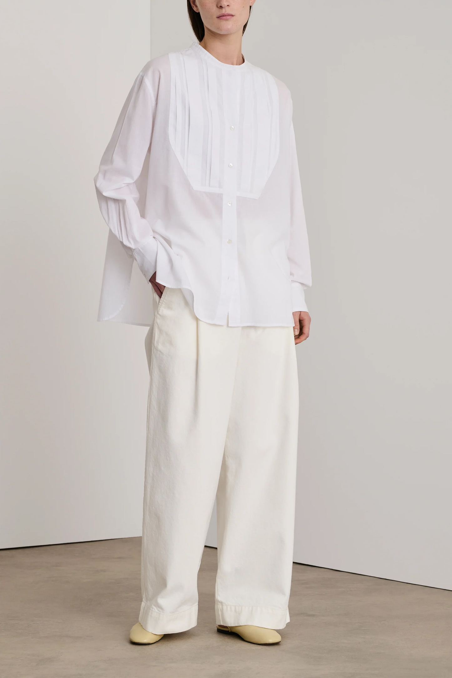 Eleanore Blouse Loose Cotton Voile Blouse