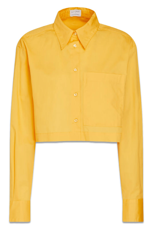 The Cropped Cotton-poplin Shirt
