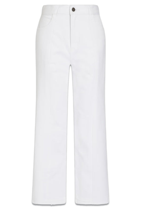 The High-rise Flared Jeans White