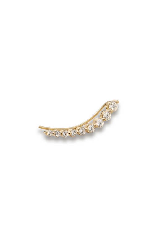 18-karat Gold Diamond Single Earring