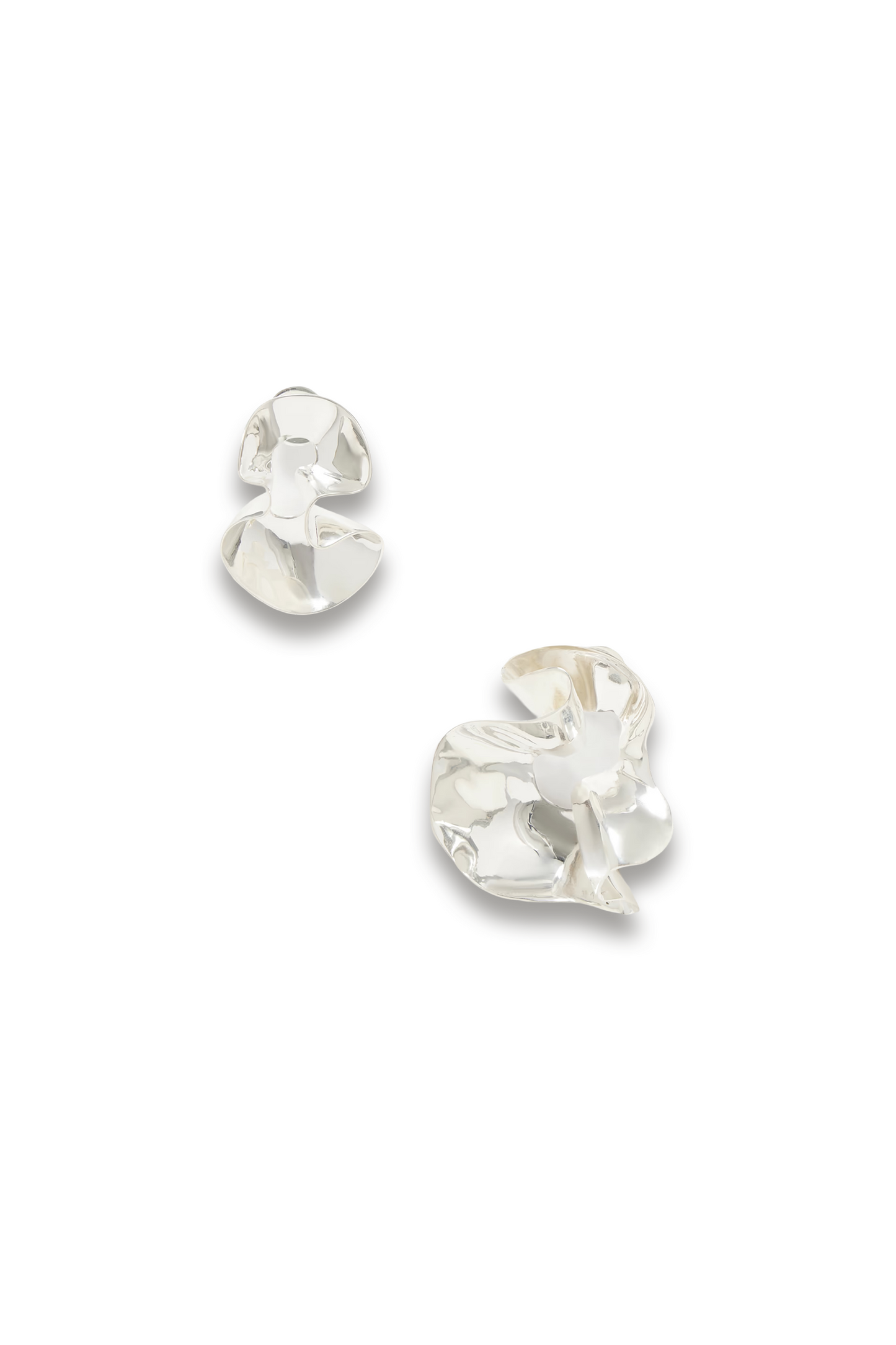 Wave Silver-plated Earrings