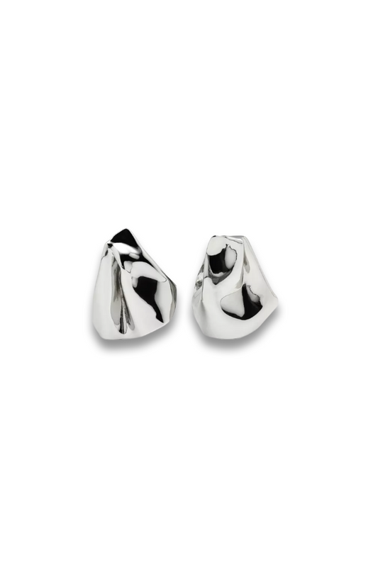 Medium-sized Earrings with Pleats