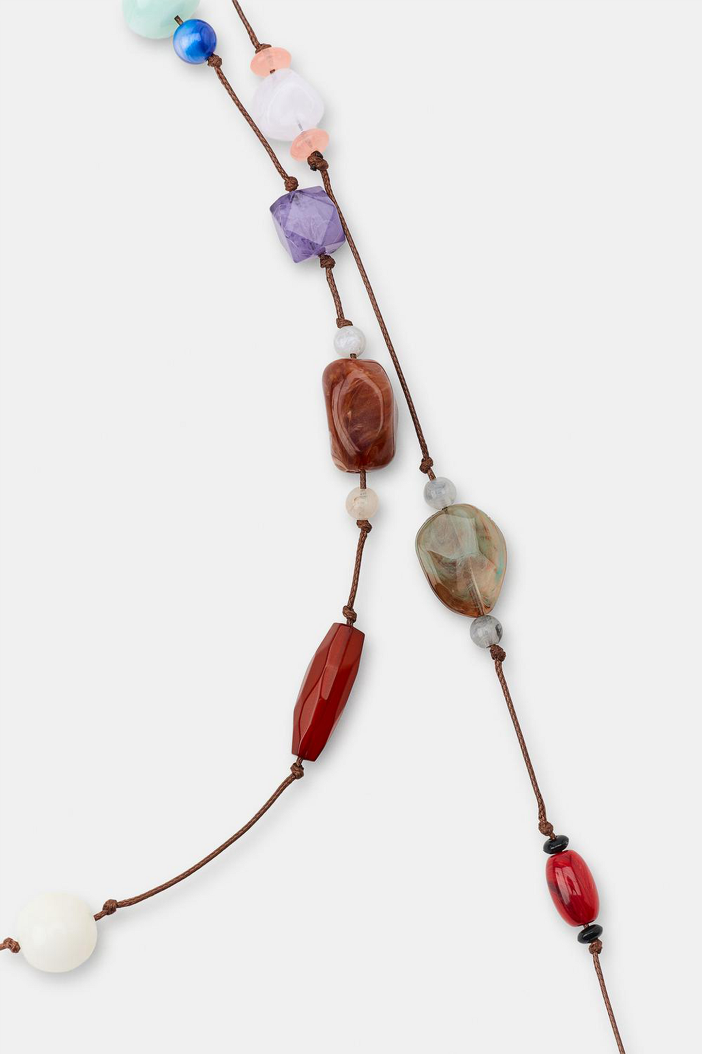 Beaded Stone Cord Belt