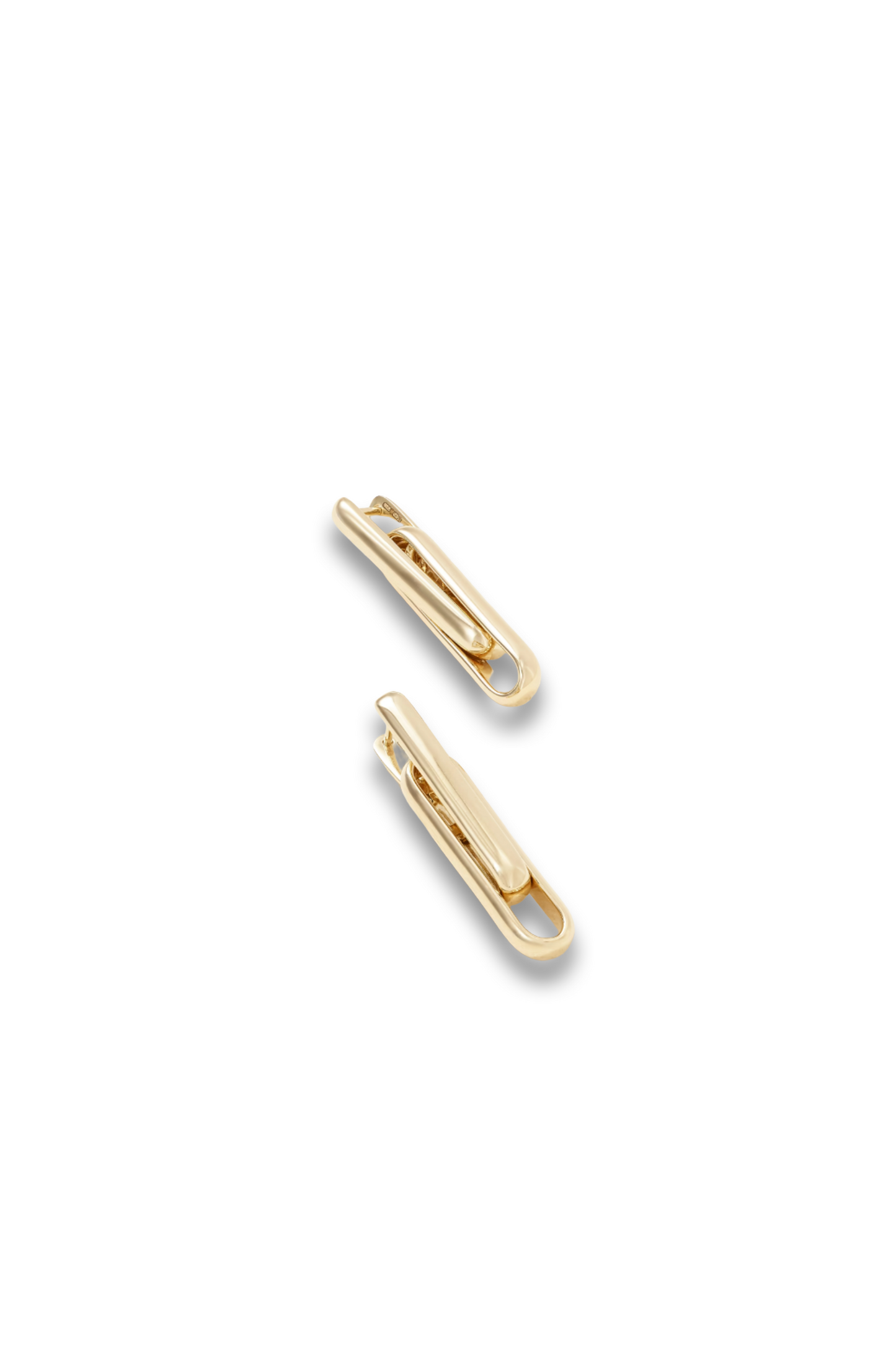 Stirrup 14-Karat Gold Earrings