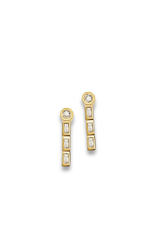 Lucy Williams Tennis Small Drop Earrings