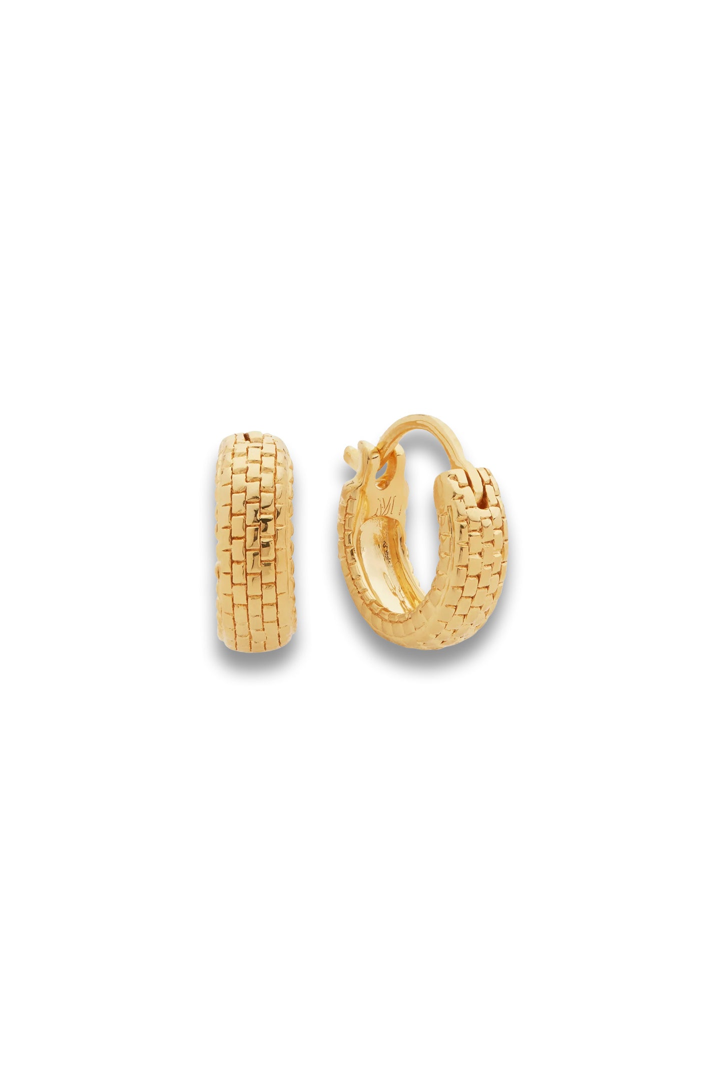 Textured Hoop Earrings