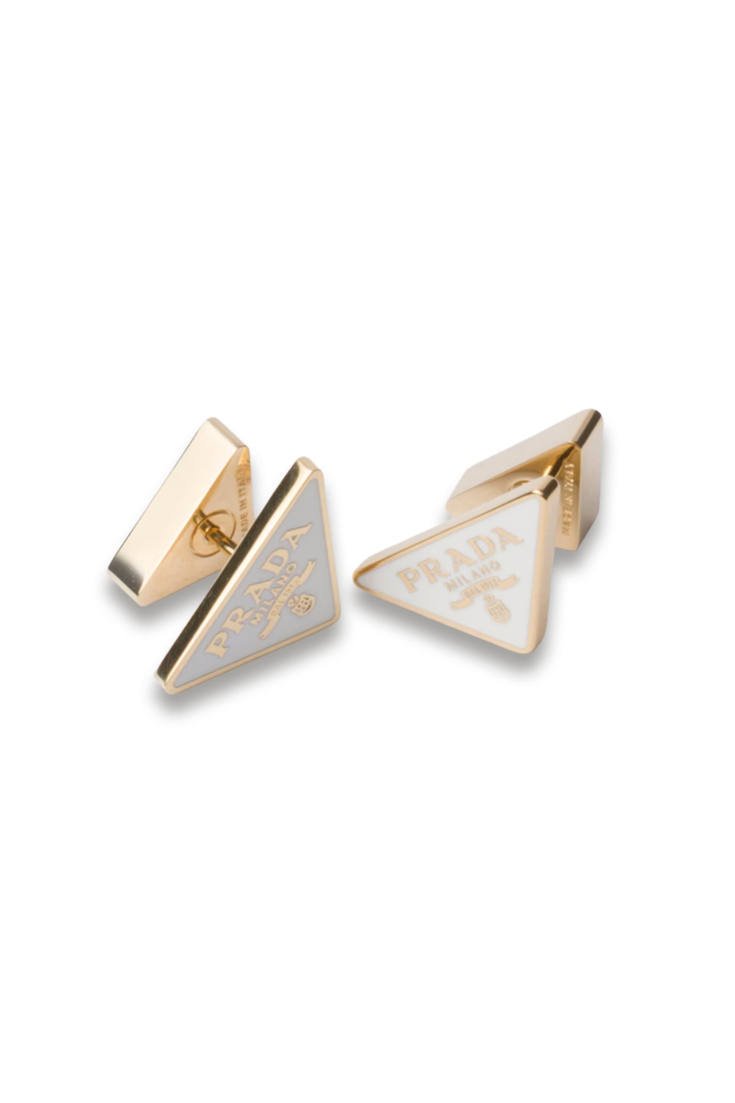 Enameled Metal Earrings