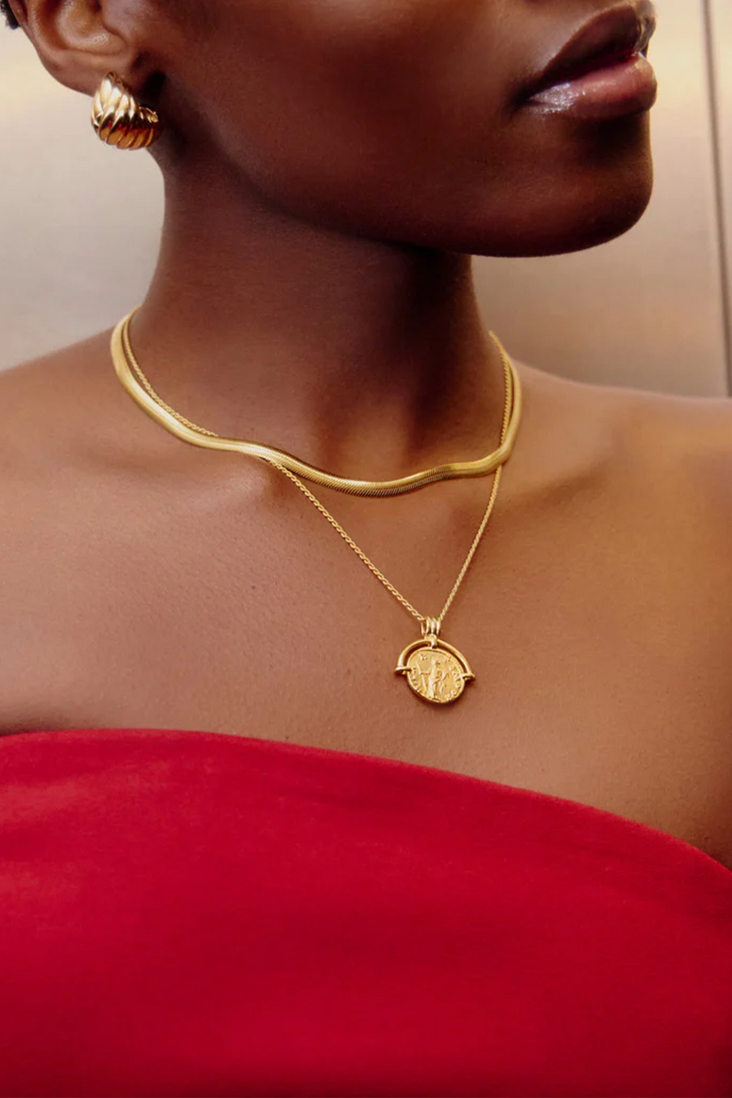 Flat Snake Chain Necklace