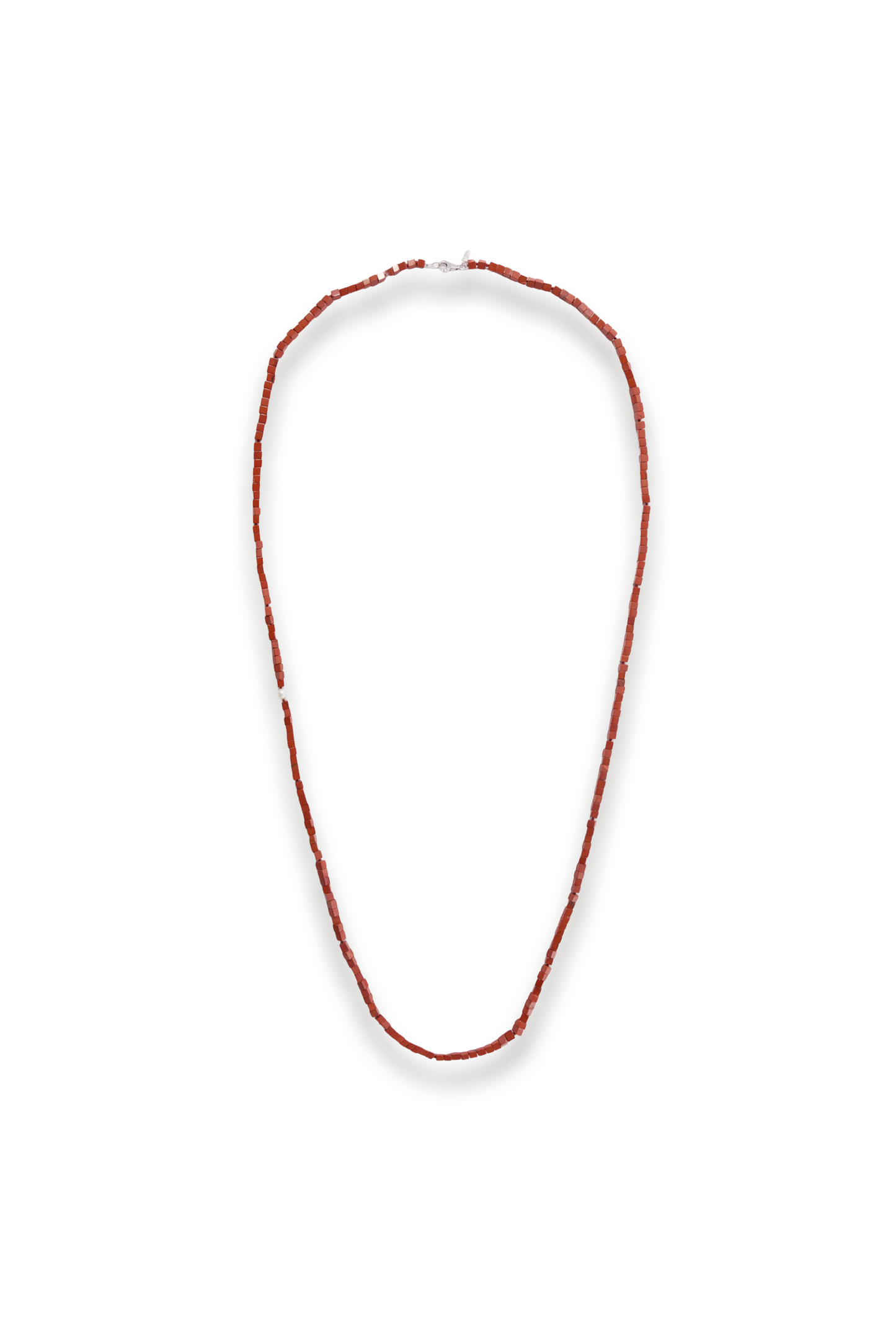 Ines Sterling Silver, Jasper and Pearl Necklace