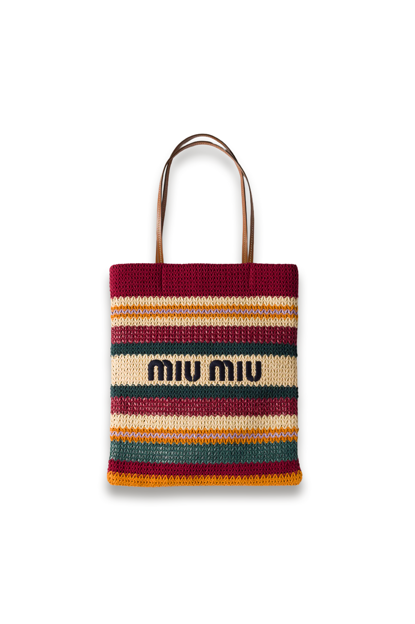 Raffia-effect Woven Tote Bag