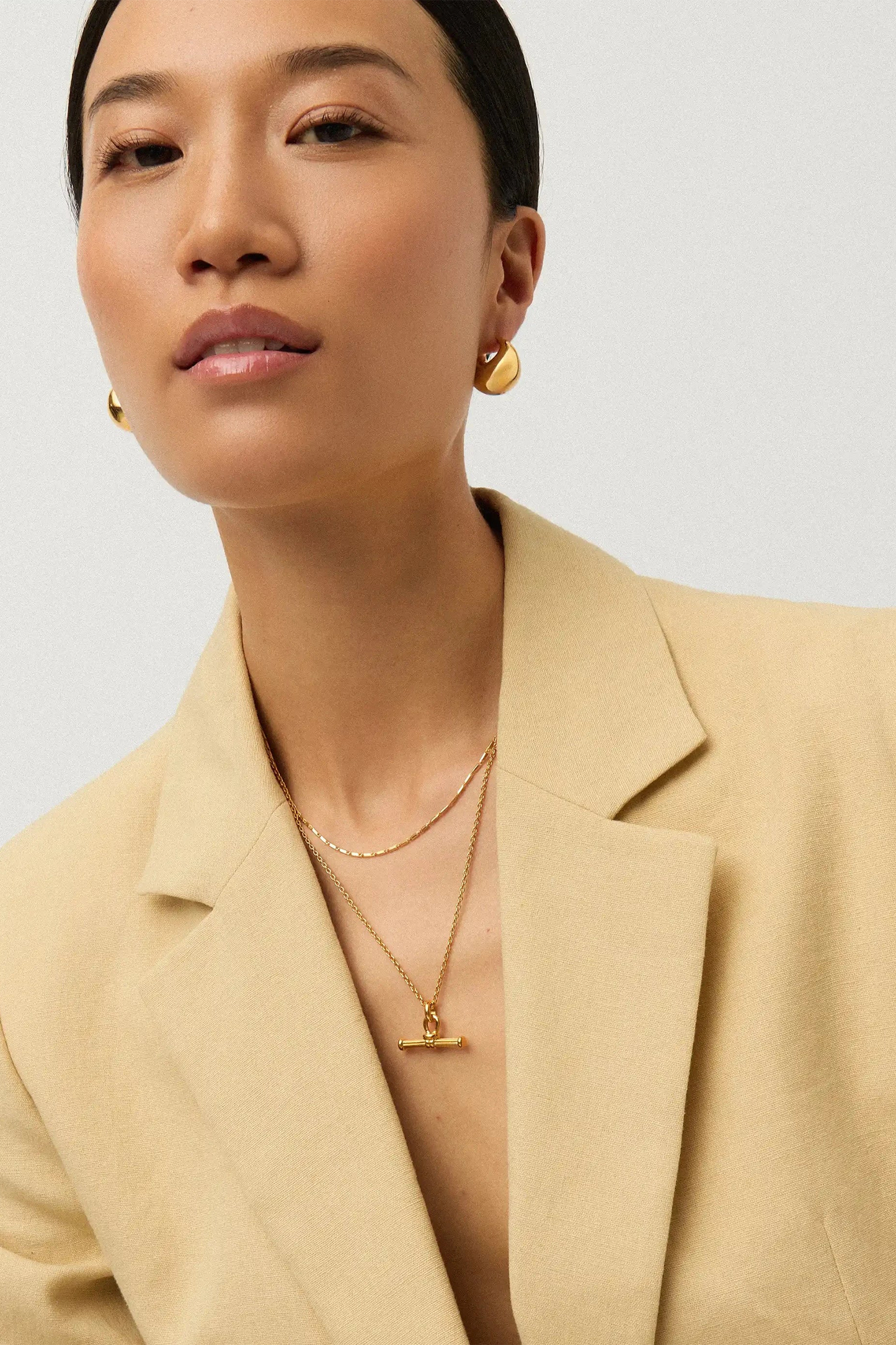 Lucy Williams Horizon & Ridge T-Bar Necklace Set